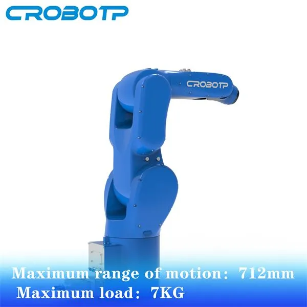 Crobotp 7kg Payload Small 6 Axis Industrial Robot For Handling
